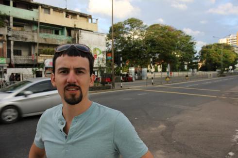 Alicia took this picture when we were in Sri Lanka last summer.  It is very related to this post (it is not related to this pose).  